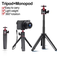 extend gopro vlog tripod mini portable tripod for gopro hero 10 9 8 7 6 5 black session osmo action camera