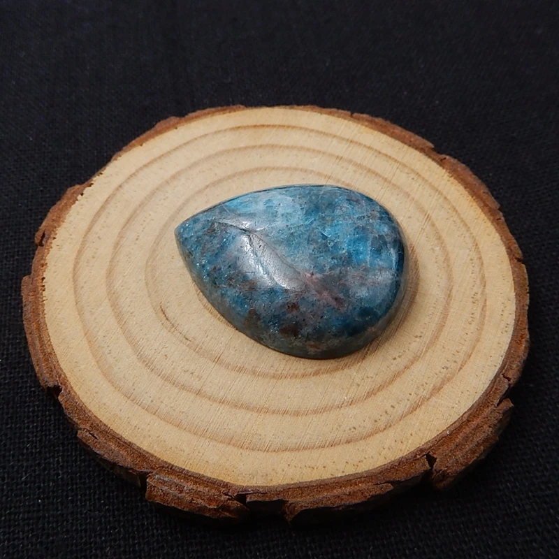 Распродажа 1 шт. натуральный камень Голубой Апатит драгоценный капля воды