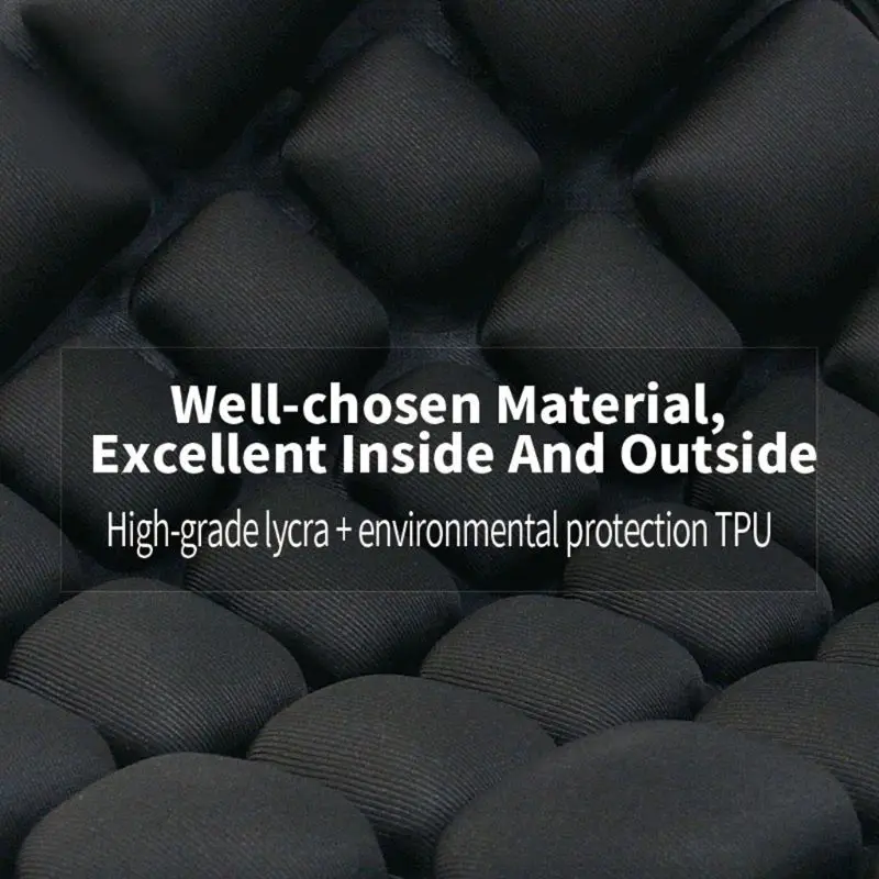 

Motorcycle Seat Cushion Pressure Release Decompression Seat Cover Mat Comfortable Electric Car Inflatable Air Pad