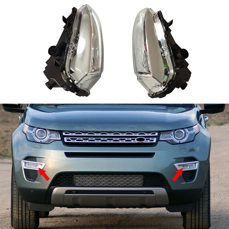 

1 пара светодиодный ных противотуманных фар для переднего бампера автомобиля, левая/правая фара для Land Rover Discovery Sport 2015-2019 LR077887/LR077888