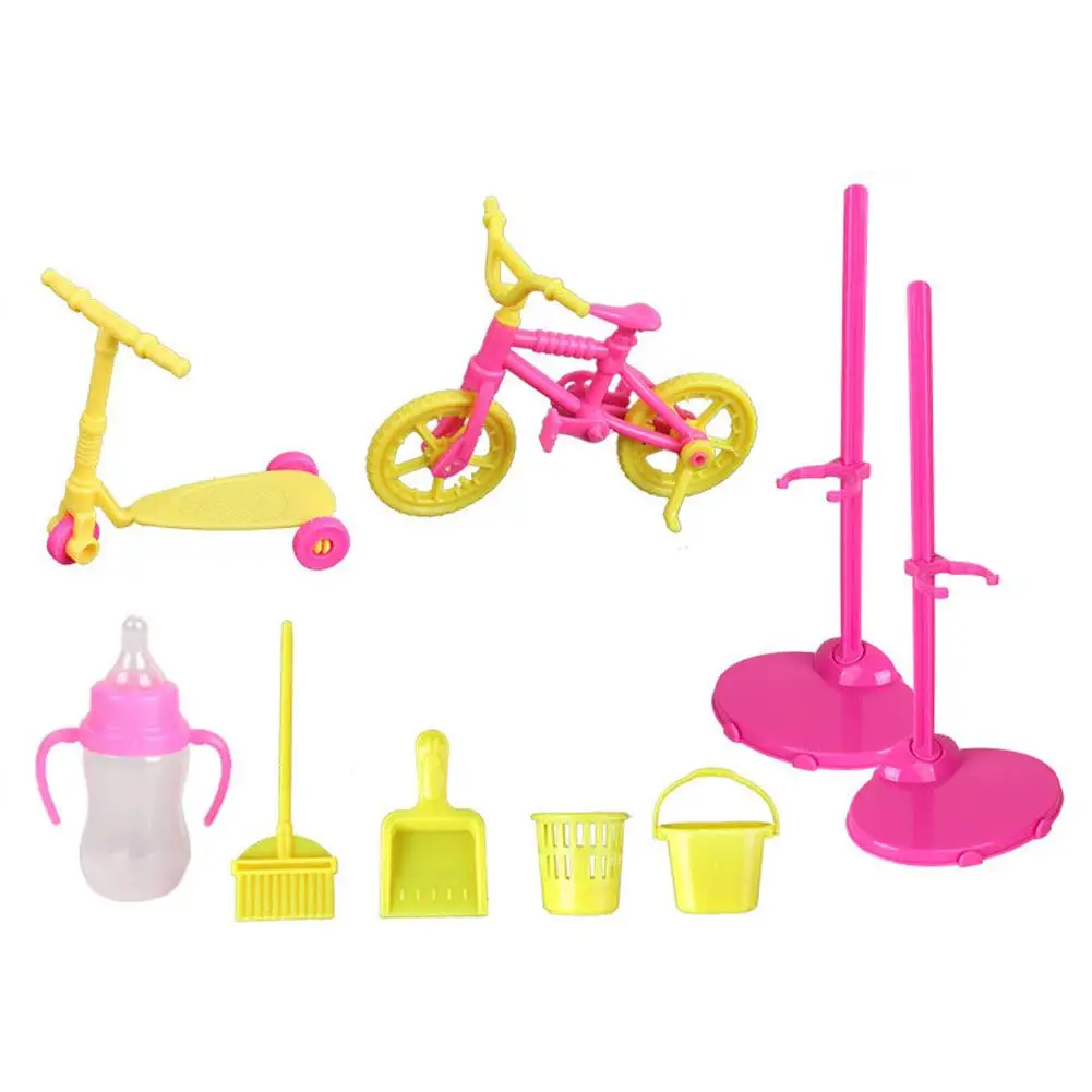 

Doll Set Dress Up Accessories Pretend Educational Toys Girls Parent-child Play House Doll Accessories Dress Up Toys