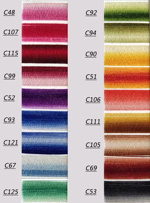 18 шт. градиентные хлопковые разноцветные нитки для вышивки крестиком шт./лот 8