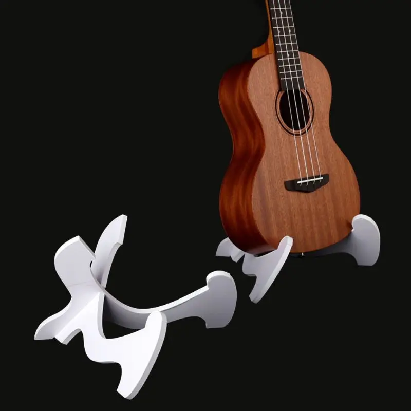 

Guitar Accessories Foldable Hardwood Guitar Bass PVC Collapsible Holder Stand Ukulele Violin Mandolin Banjo Accessories