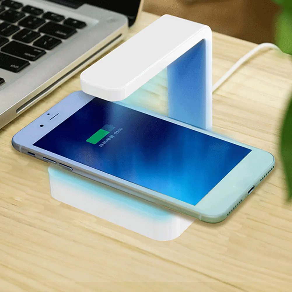 

Portable UV Light Smartphone Sanitizer Wireless Charger Phone Cleaner with USB Charging for Android Mobile Phone 2Pack