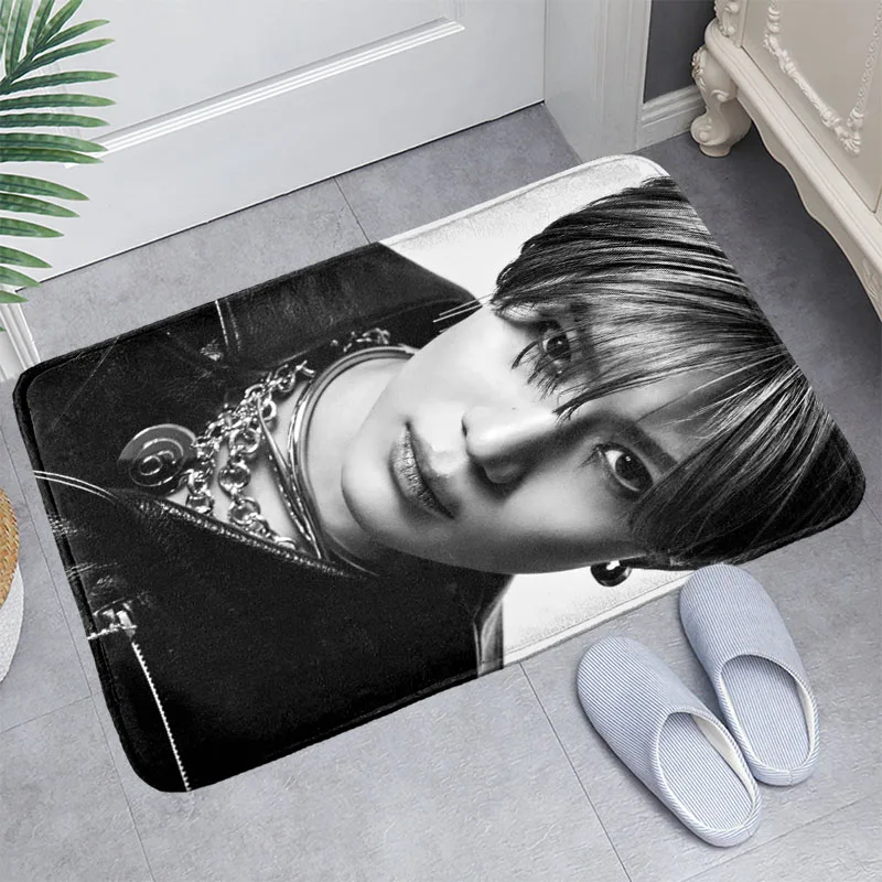 

SHINee Taemin Doormat Floor/Bath/Kitchen/Beach Mat Flannel Sponge Fabric 3D Printed Shaggy Custom Decoration For Bedroom