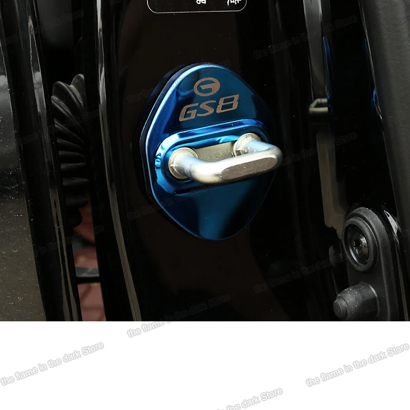 Lsrtw2017 нержавеющая сталь замок для двери автомобиля пряжка крышка Trumpchi Gs7 Gs8 2017 2018