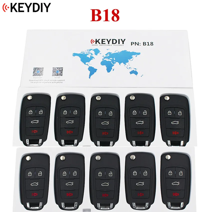 10 шт./лот универсальный пульт дистанционного управления с 3 кнопками B Series для KD X2