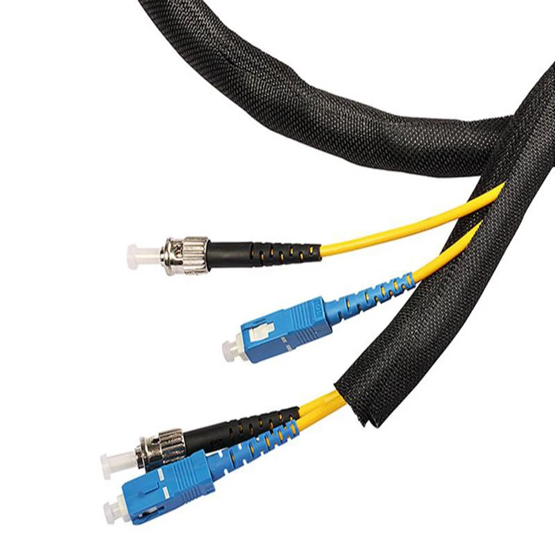 3/16 &quotID 5 мм Плетеный обруч сплит кабель в оплетке черный Бесплатная доставка