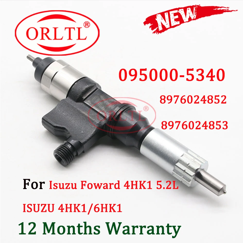 

ORLTL 5340 Common Rail Injector 095000-5340 (8976024852) 095000-5341 8976024853 Fuel Inyector Assy 095000-5342 For Isuzu Foward
