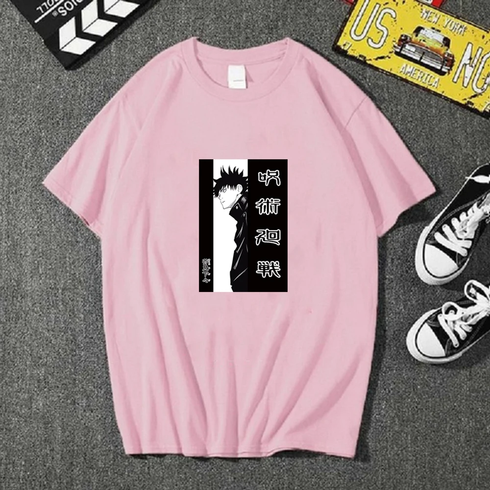 

Uniex Cloths Anime Jujutsu Kaisen Short Sleeve Round Neck Casual T-shirt