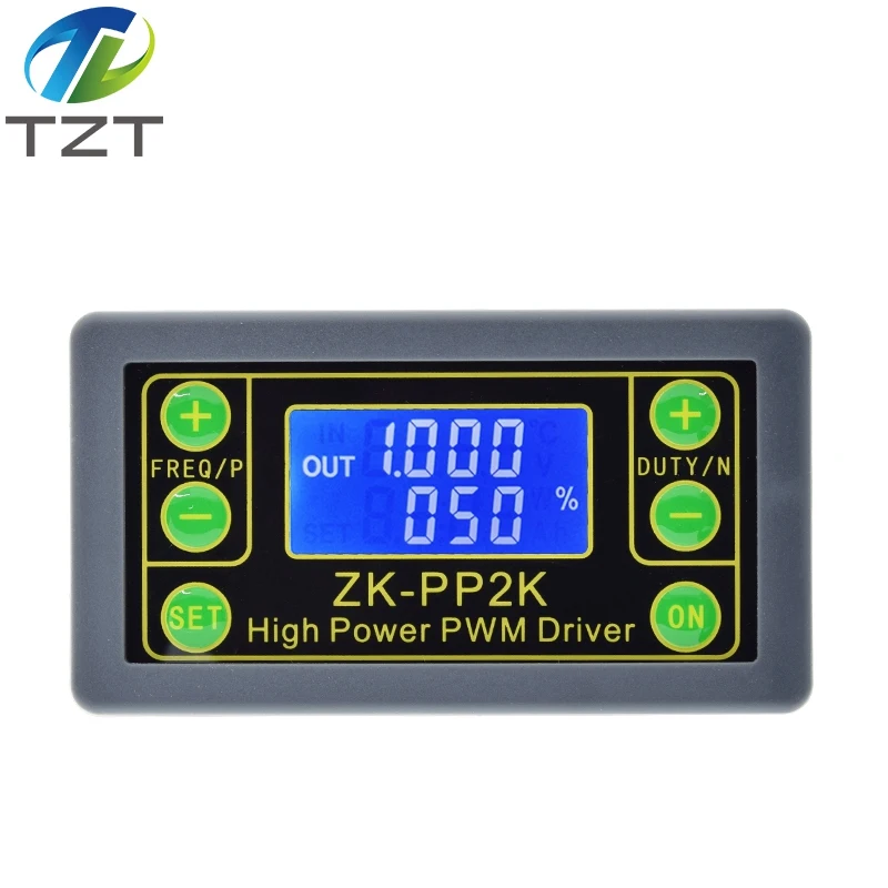 ZK-PP2K PWM DC 3 ~ 30V 12V 24V регулятор скорости двигателя 8A 150W регулируемый светодиодный