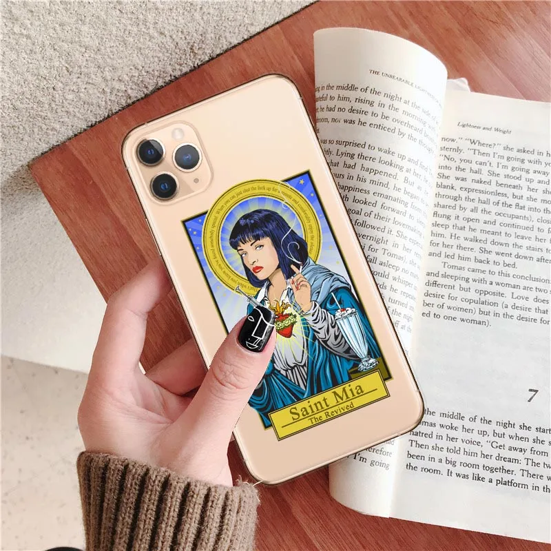 Freddie Mercury Fiction Saint Mia Jules Cover for iPhone X XR XS 8 7 Plus 6 6s 5S SE 11 Pro Max Catholicism Tpu Case | Мобильные
