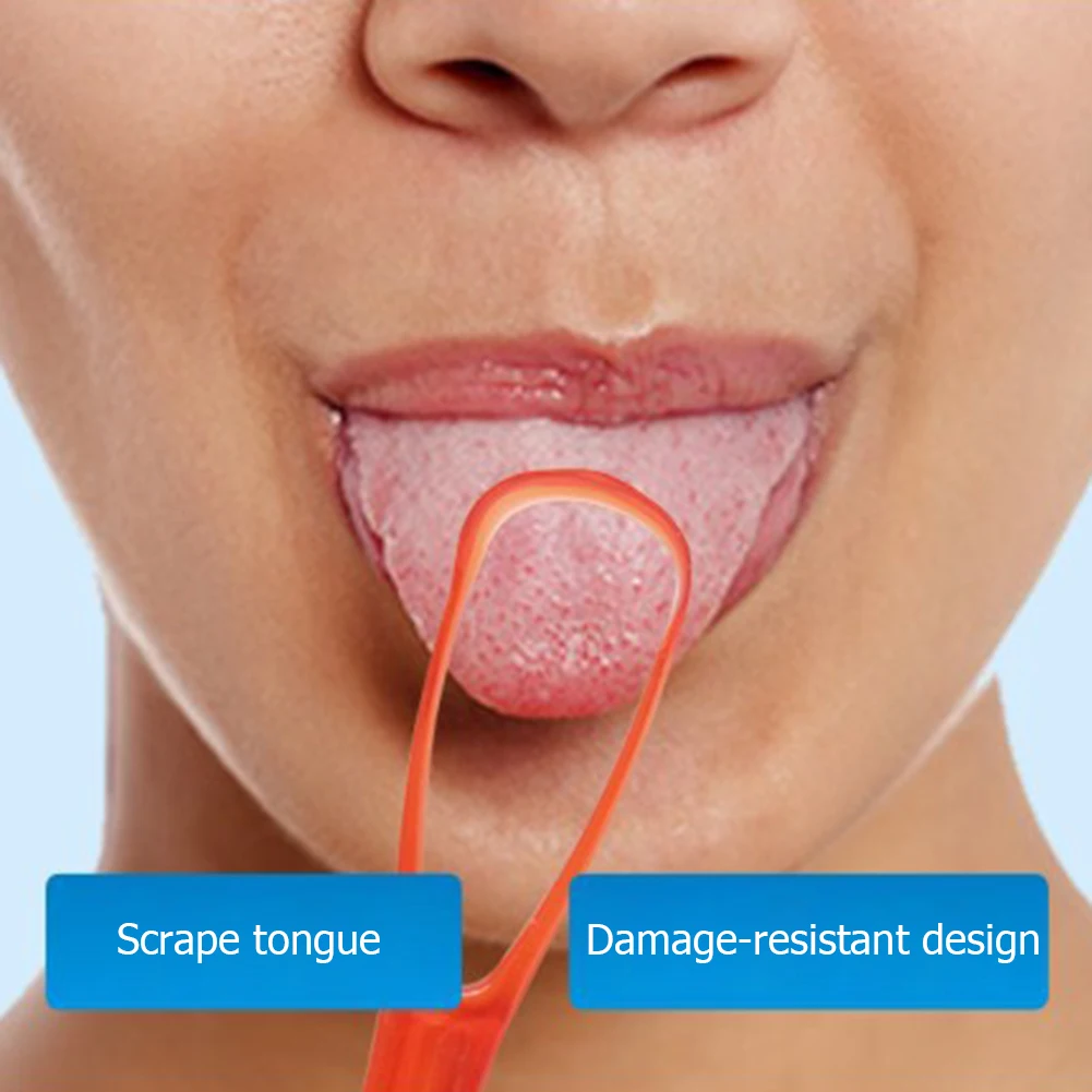 

Tongue Coating Cleaner Double-sided Tongue Coating Scraper Oral Irrigator