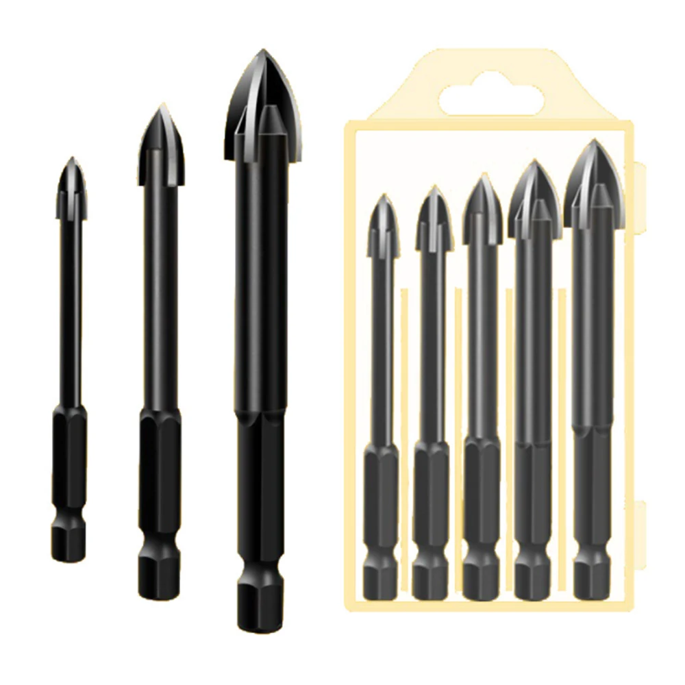 

Cross Triangle Drill Bit Glass Ceramic Concrete Hole Opener Alloy Triangle Drill Size 3/4/5/6/7 Mm Drill Bits Glass Bits