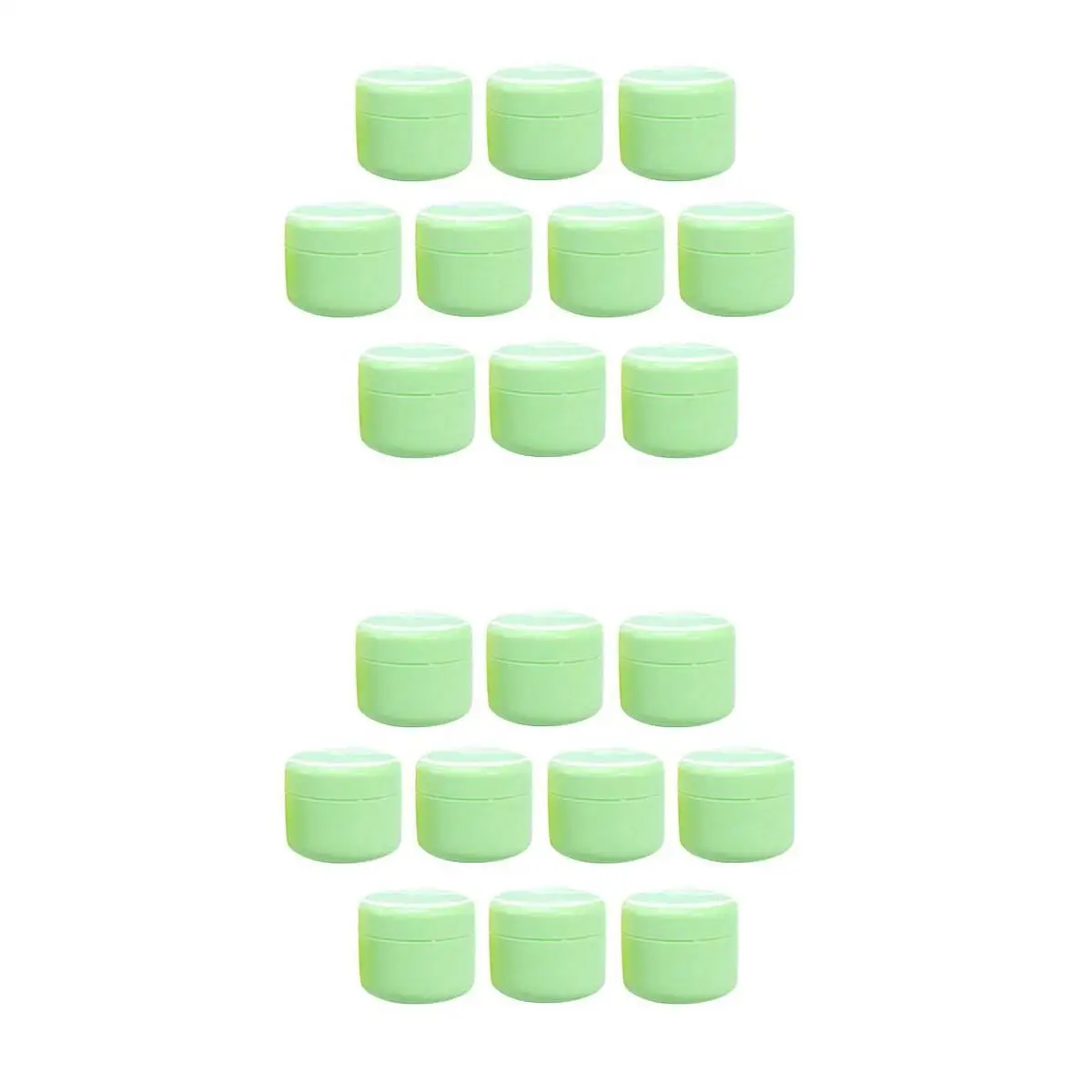 Пустые банки с крышками 20 шт. многоразовые пластиковые контейнеры без бфа