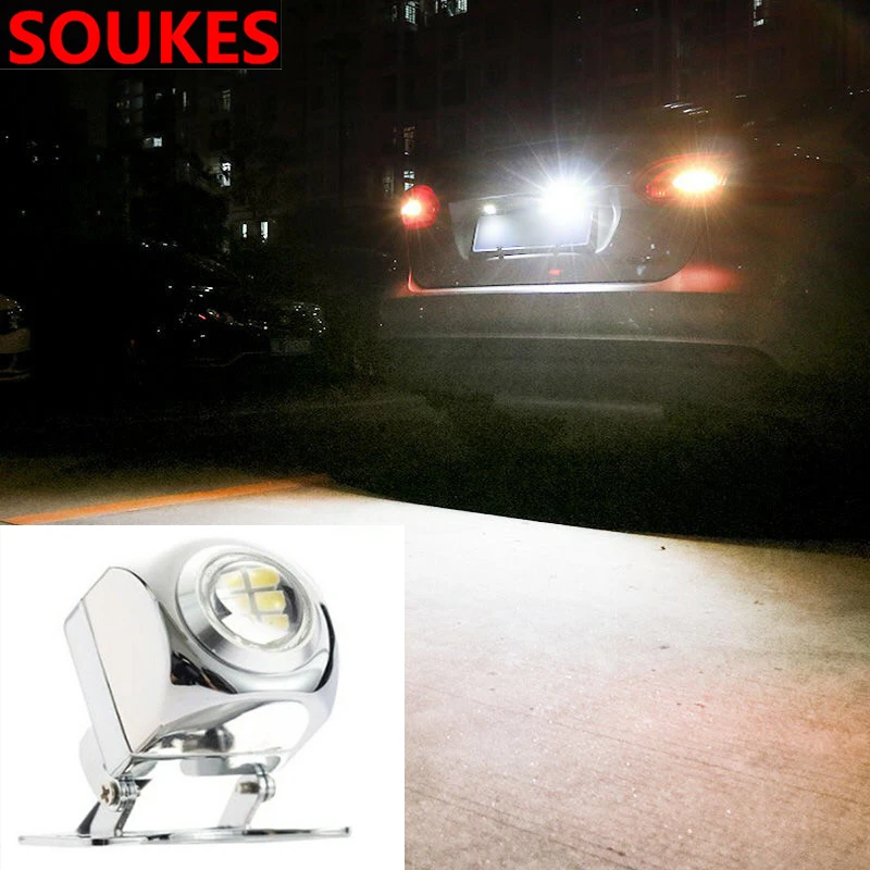 Металлический Автомобильный светодиодный обратный Предупреждение светильник