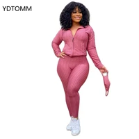 xxl size two piece casual sporty solid tracksuit women pant set outfits sportswear high waist 2 pieces sets 2022 clothing new