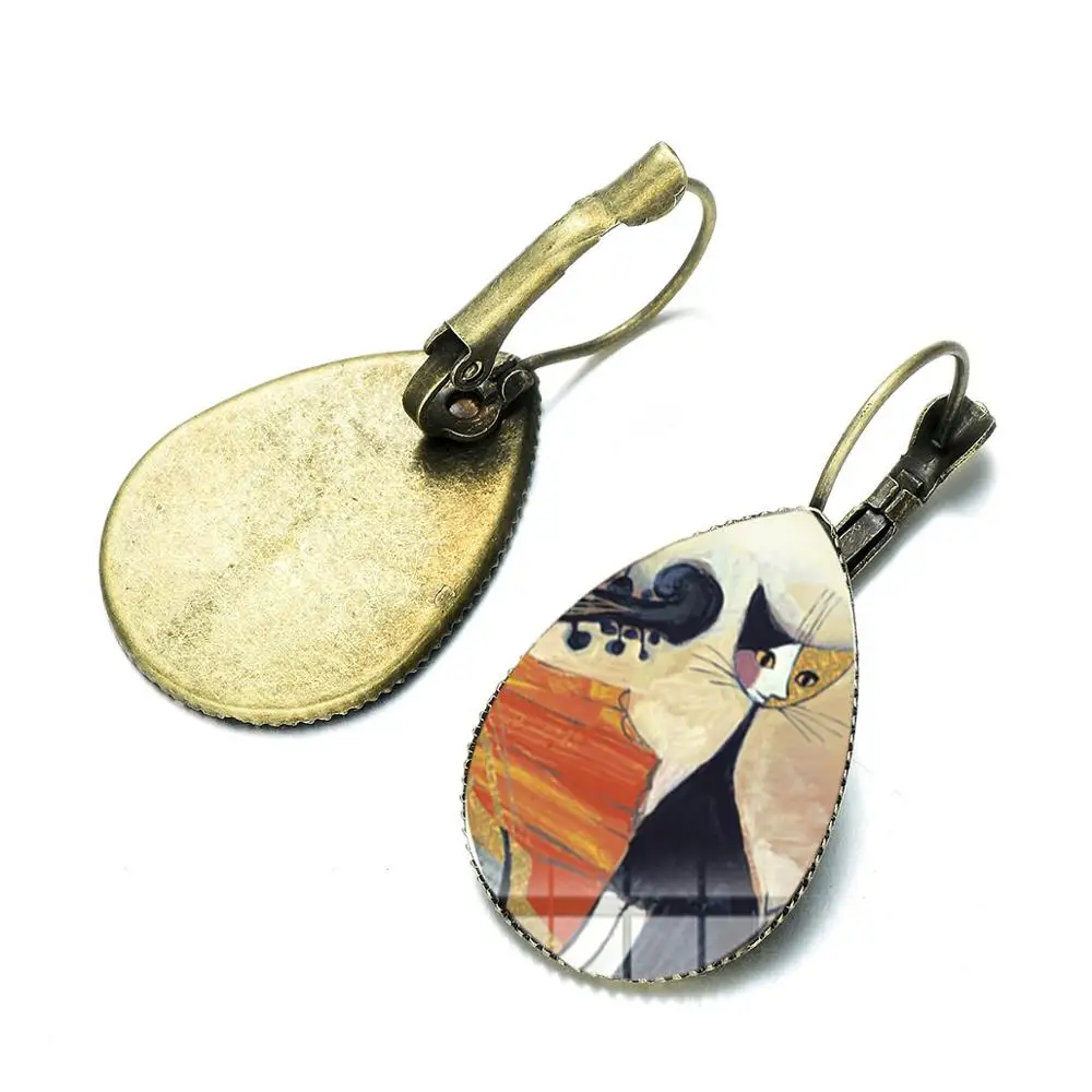 Серьги SONGDA в винтажном стиле женские разноцветные художественные серьги с