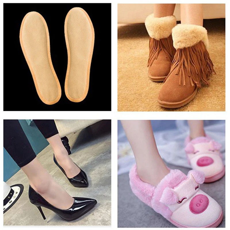 

1Pair Winter Soles Insoles Heated Self-heating Insoles Soft Breathable Winter Sport Shoes Insoles For Feet Shoes Boots Pad Sole