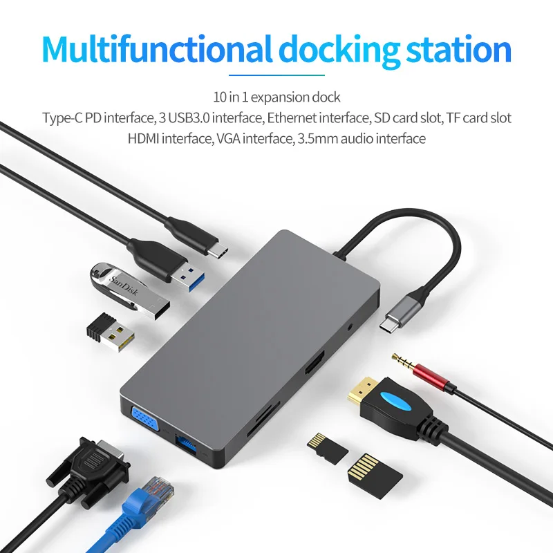 Blueendless Мульти USB 3,0 HDMI адаптер для разветвителя 3 порта USB C концентратор USB-C type C 3,1 Для MacBook Pro Аксессуары USB C концентратор