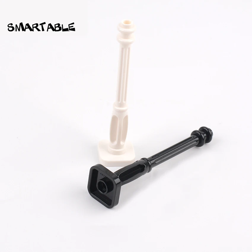 Столб для лампы Smartable 2x2x7 с 4 основаниями, детали для конструктора, игрушки для детей, совместимые с игрушками 2039/11062, 30 шт./лот