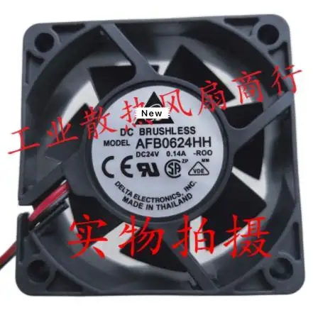 3-проводной Вентилятор охлаждения сервера для Delta AFB0624HH R00 DC 24 В 0.14A 60x60x25 мм