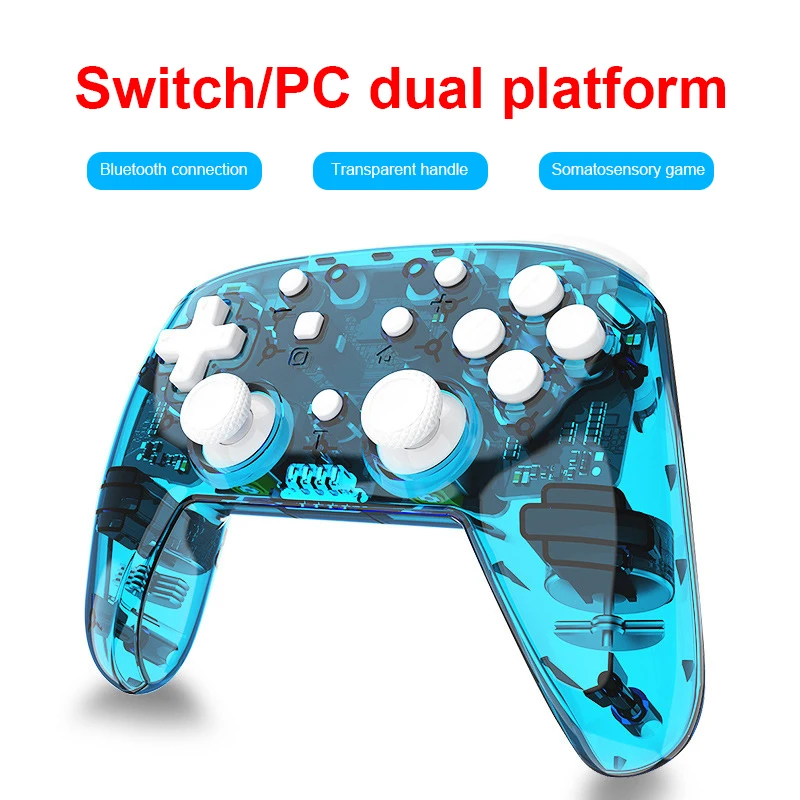 

Bluetooth-compatible Game Controller Wireless Gamepad For Nintendo Switch Apple Arcade With LED Backlight For Nintendo Switch