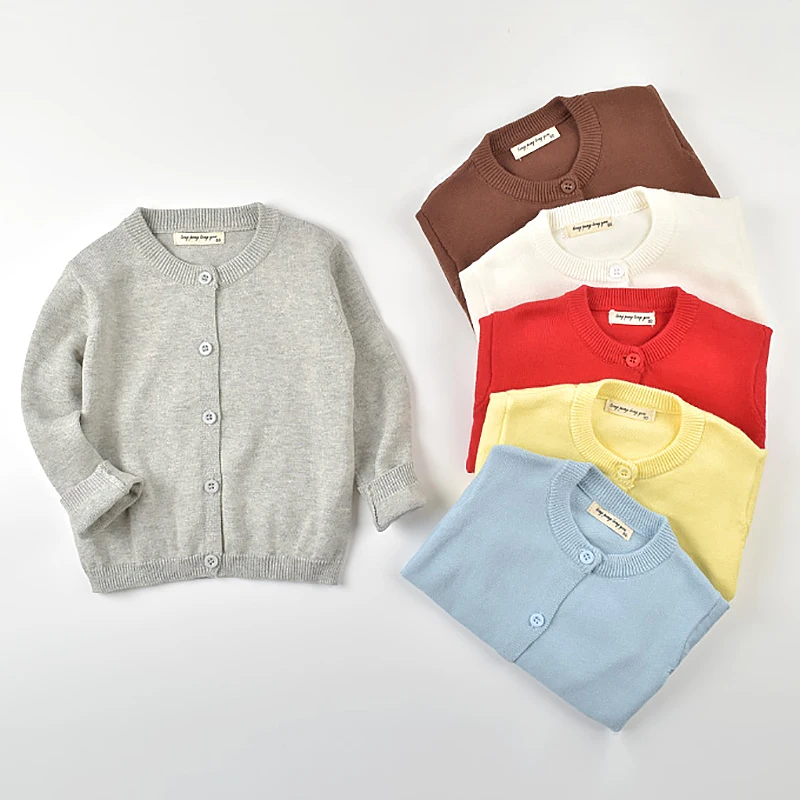 Осенне-зимняя детская одежда 21 Цвет хлопковый свитер для мальчиков и девочек