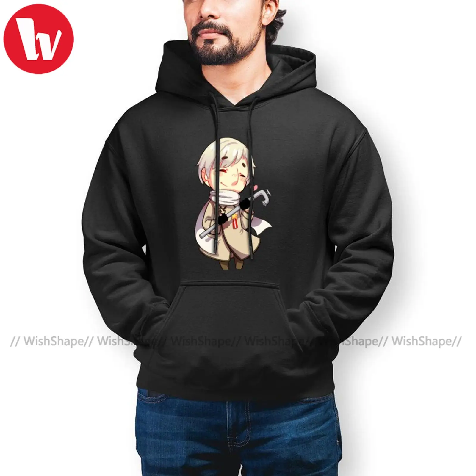 

Модные толстовки с капюшоном «хеталия» для русской зимы, хлопковые уличные толстовки с капюшоном, длинный осенний пуловер с капюшоном, боль...