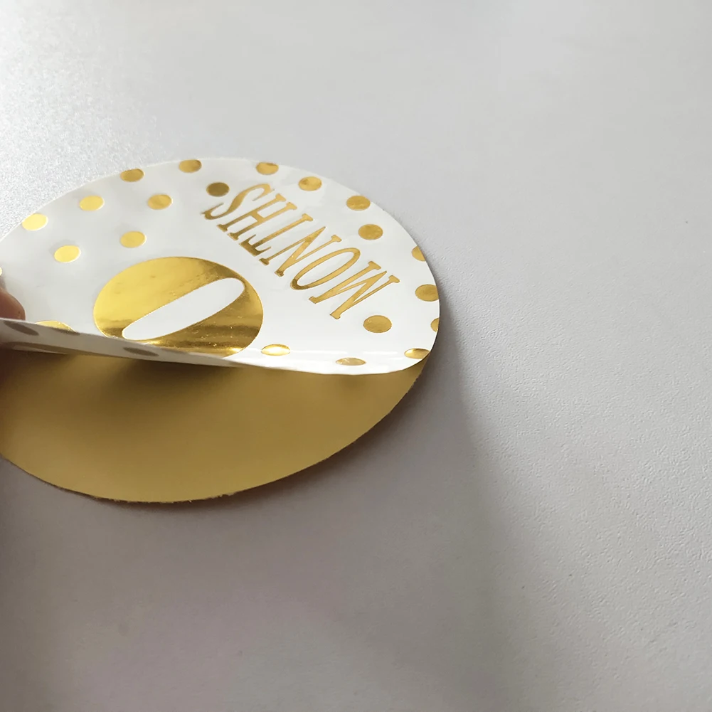 

Baby And Pregnant Women Monthly Photo Stickers Baby Growth Souvenirs Photo Stickers Props 1-12 Milestones