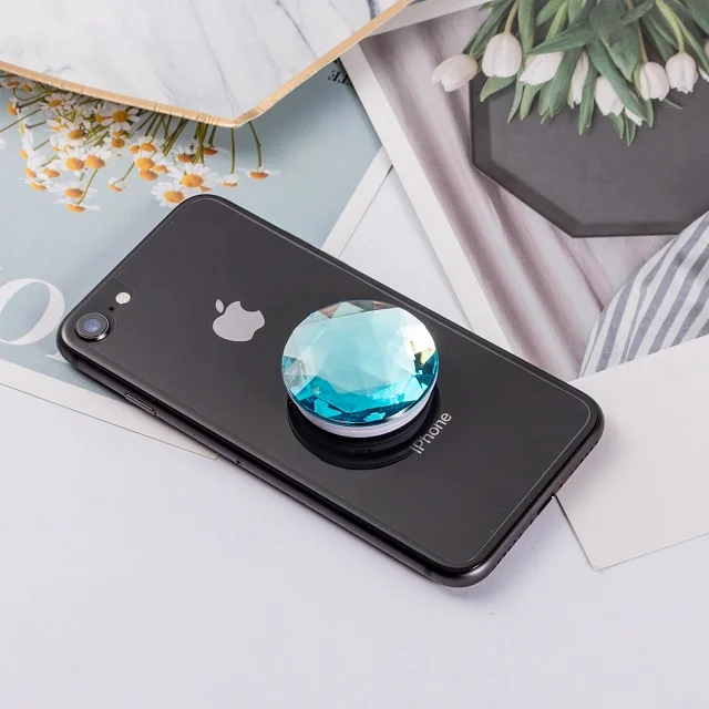 Темно-синий Универсальный держатель для телефона для iPhone X Max samsung Xiaomi Air Bag телефон расширяющийся Стенд Поддержка пальцев растягивающий кронштейн - Цвет: Темно-синий