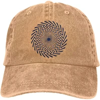 spiral as worn by keith moon adjustable unisex hat baseball caps natural