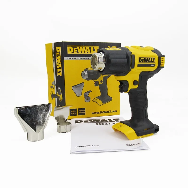 Термопистолет DEWALT DCE530N 20 в литиевая батарея регулируемая температура