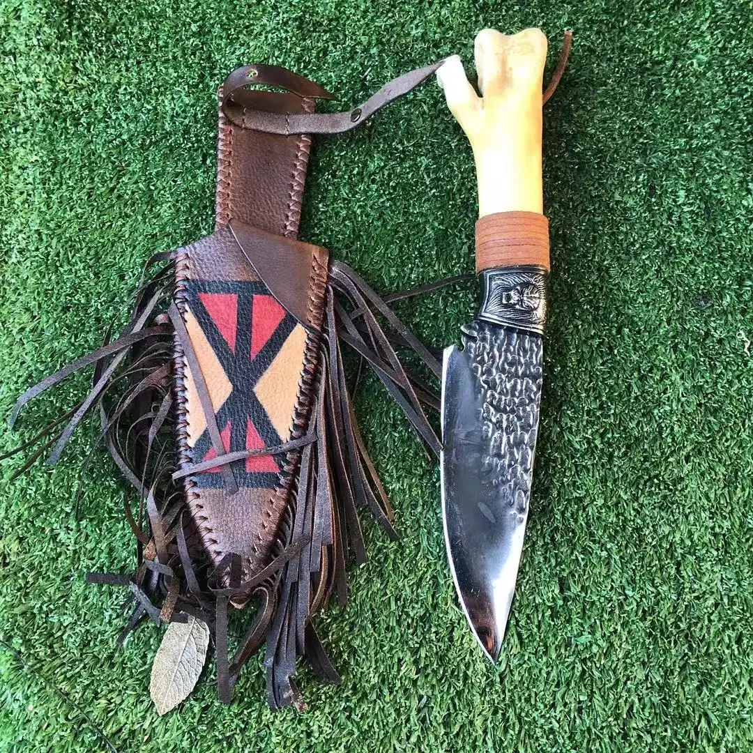 Нож прямой из высокоуглеродистой стали импортный резец с фиксированным лезвием