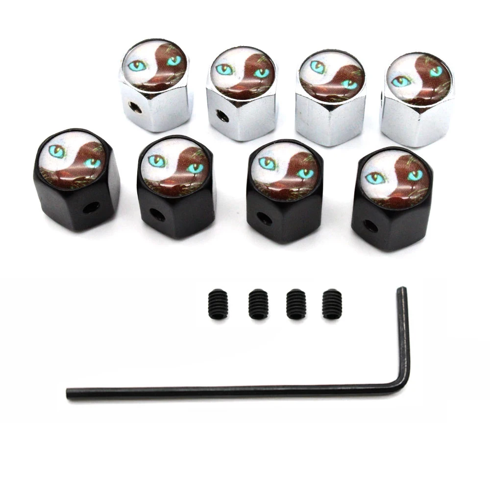 DSYCAR 1 комплект стайлинга автомобилей цинковый сплав Анти-кражи кошка Стиль