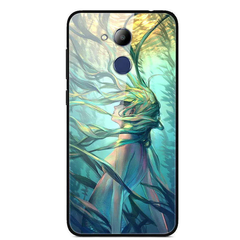 

Glass Case For Honor V9 Play Phone Case Phone Cover Phone Shell Back Bumper Series 3