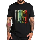 Винтажная футболка в стиле ретро с рисунком Феникса, пустыни, солнца, кактуса, Аризона, город, мягкая Базовая футболка высокого качества