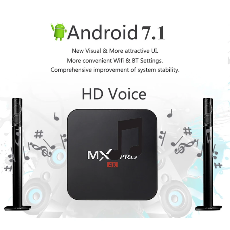 ТВ приставка JKING MX PRO Android 7 1 4 ядра 2 ГБ/16 ГБ ГГц|ТВ-приставки и медиаплееры| |