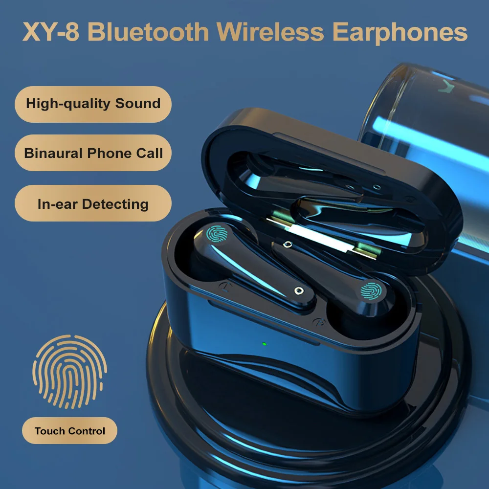 TWS беспроводные наушники Bluetooth с шумоподавлением гарнитура Hi Fi вкладыши Hands free ные