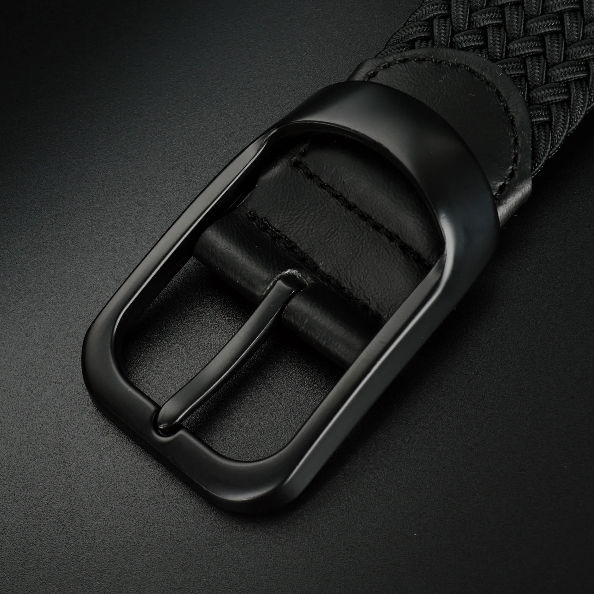 Эластичный ремень Drizzte для мужчин черный длинный эластичный пояс с металлической