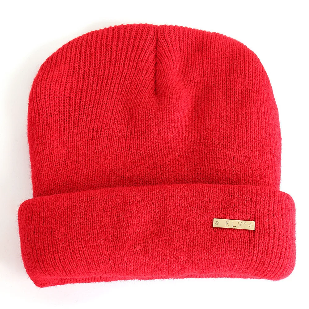 Женская мешковатая теплая вязаная крючком однотонная шапка женская Зимняя