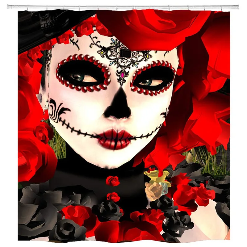 Занавеска для душа BBSET девочек забавные тканевые занавески с изображением
