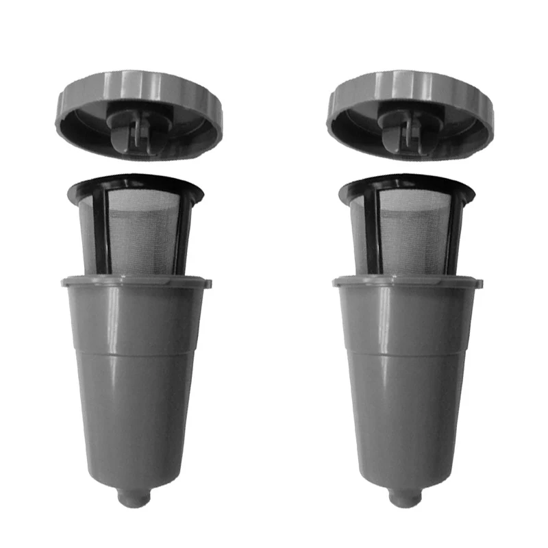 

2 Pack Coffee Filters Reusable Compatible for Keurig 2.0 My K-Cup K500 Brewers Gift B30 B40 B50 B60 B70