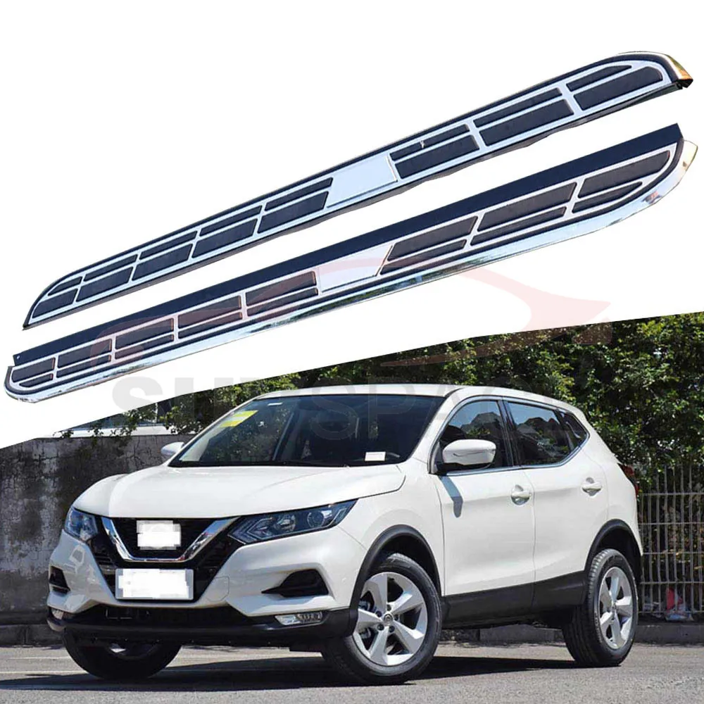 

Боковой Шаг подходит для Nissan Qashqai 2014-2020, подножка nerf, балка, 2 шт., левая, правая, алюминиевая боковая педаль