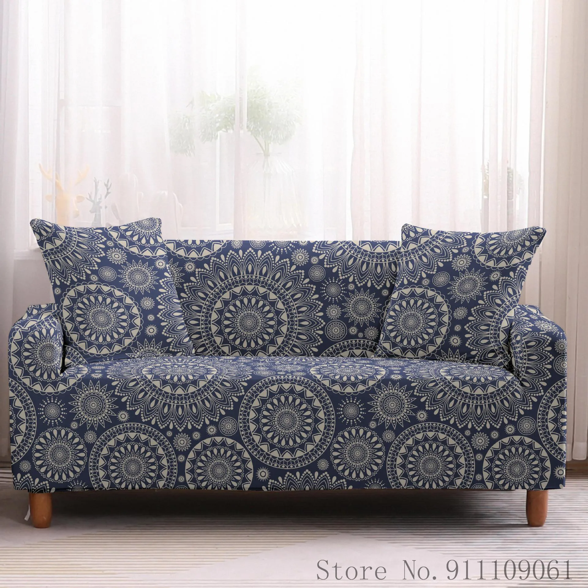 

Bohemia Elastic Sofa Cover Universal Sofa Covers for Living Room Pets Corner Couch Cover Corner Sofa Cover 1/2/3/4 Seaters