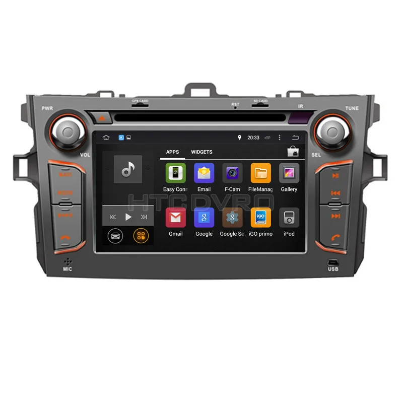 YMODVHT 7 дюймов 4G Восьмиядерный Android 9 0 1 автомобильный dvd плеер для Toyota Corolla 2006 2007 2008