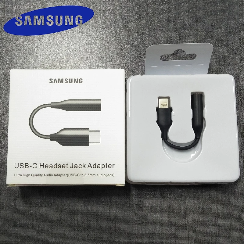 Адаптер для кабеля наушников SAMSUNG Type C 3 5 мм usb 1 разъем типа папа дюйма аудиоразъем
