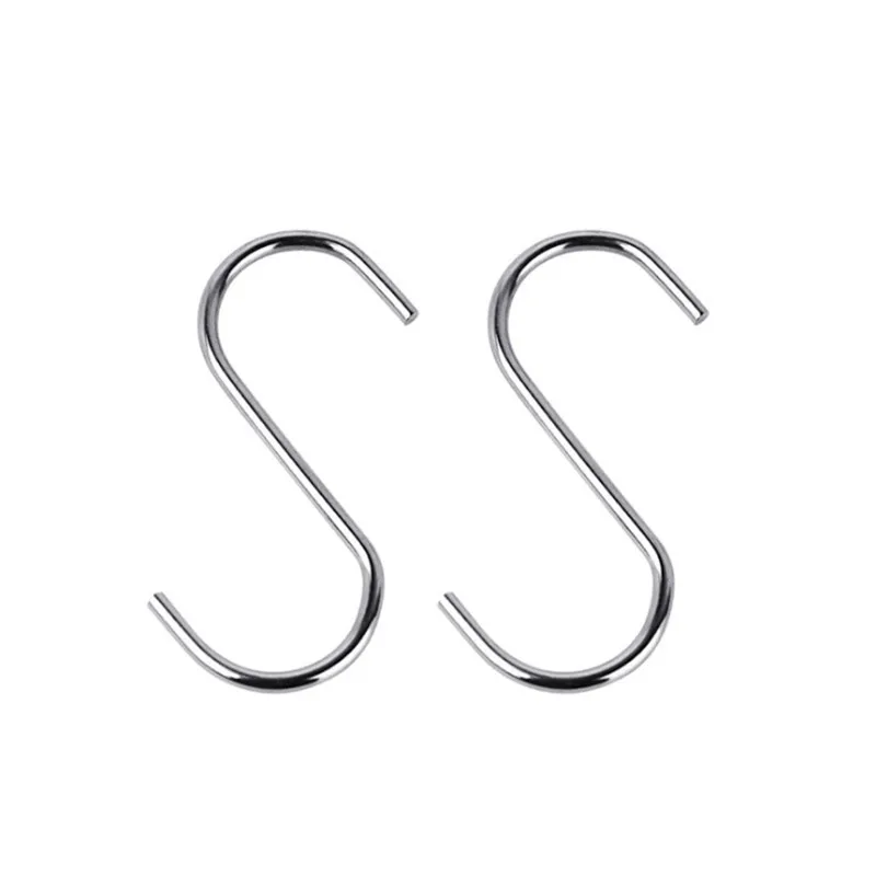 10 шт./пакет бытовой Нержавеющая сталь s-образный Крюк Многофункциональный
