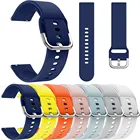 Силиконовый сменный ремешок для часов, браслет для наручных часов Ticwatch E, цветной ремешок для умных часов, аксессуары высокого качества, синий
