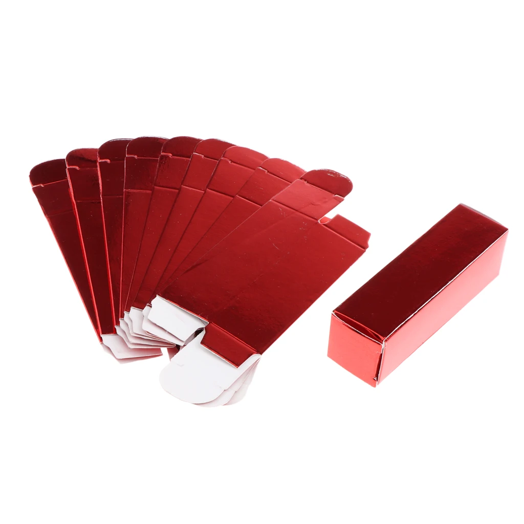 10 Pieces Lipstick Lip Gloss Wrapping Paper Case Box For DIY Craft Gift Cosmetics Packaging | Красота и здоровье
